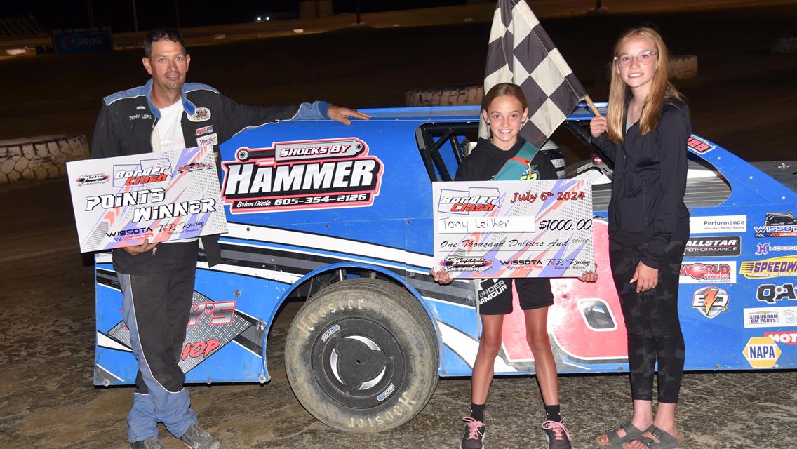 Congrats to last nights winners for the Wissota Midwest Mod Border Clash and IMCA Modified .38 Special Events!