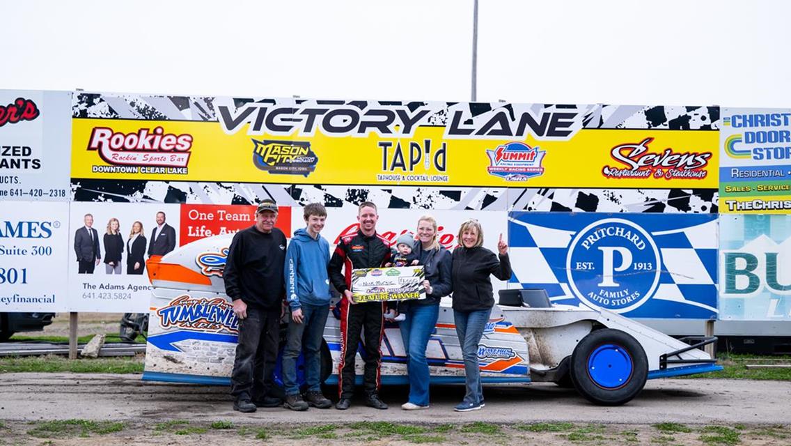 Murgic, Green, Goepel, Skauge pick up the wins on Sunday Night at the Mason City Motor Speedway