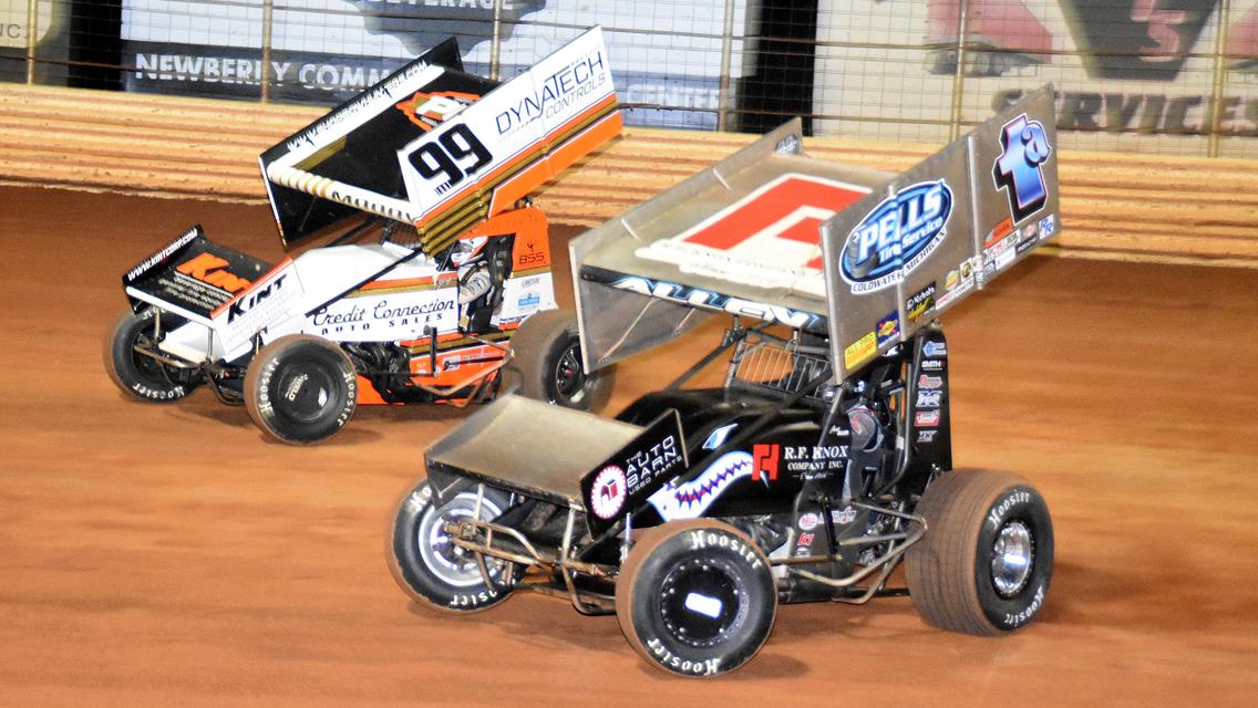 JACOB ALLEN INVADES AND CONQUERS BAPS MOTOR SPEEDWAY’S SPRINT CAR SUNDAY; PA SPRINT SERIES ZACH RHODES TAKES A .739 SECOND VICTORY OVER KEN DUKE JR.