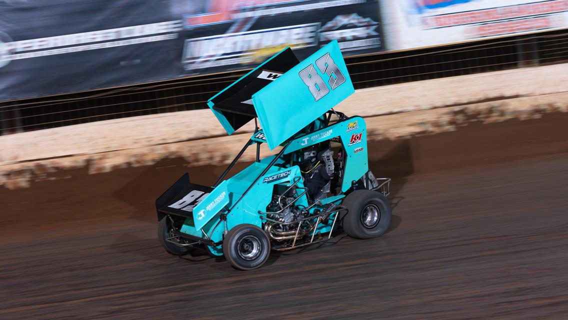 Friesen, Flud, Woods, and Buoy Beat the Rain to Claim Mini Sprint Nationals Prelim Features at I-44 Speedway!
