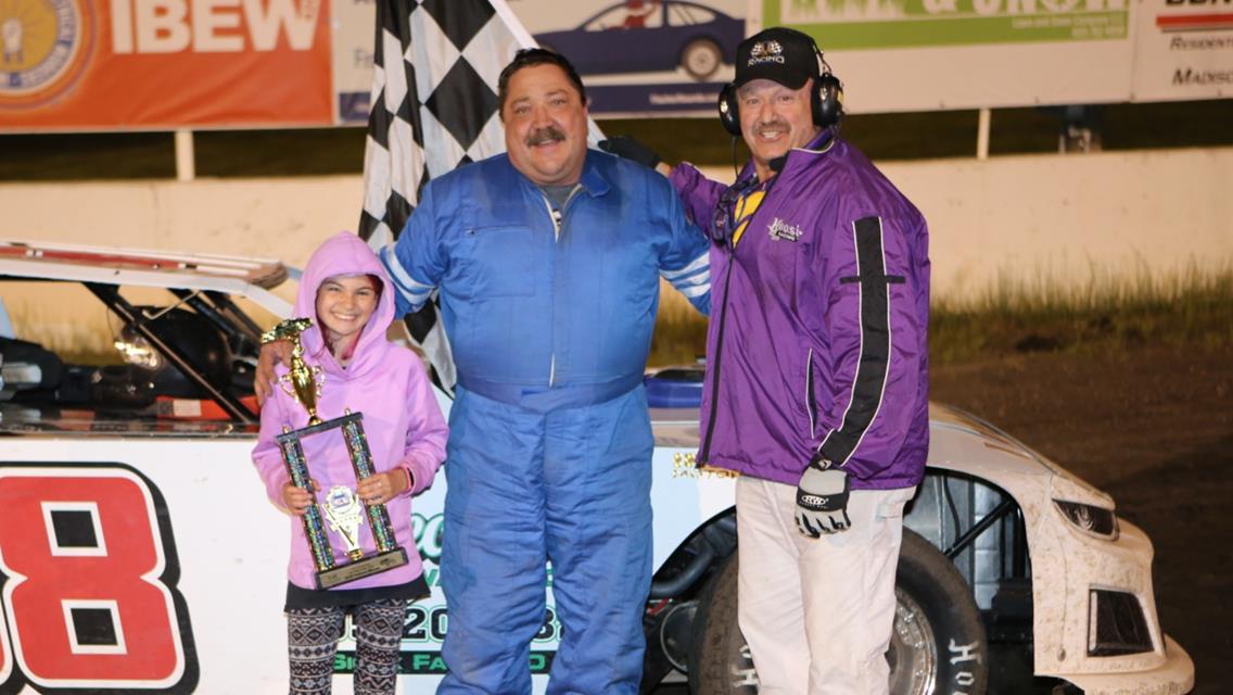 Dover dominates record setting night at I-90 Speedway