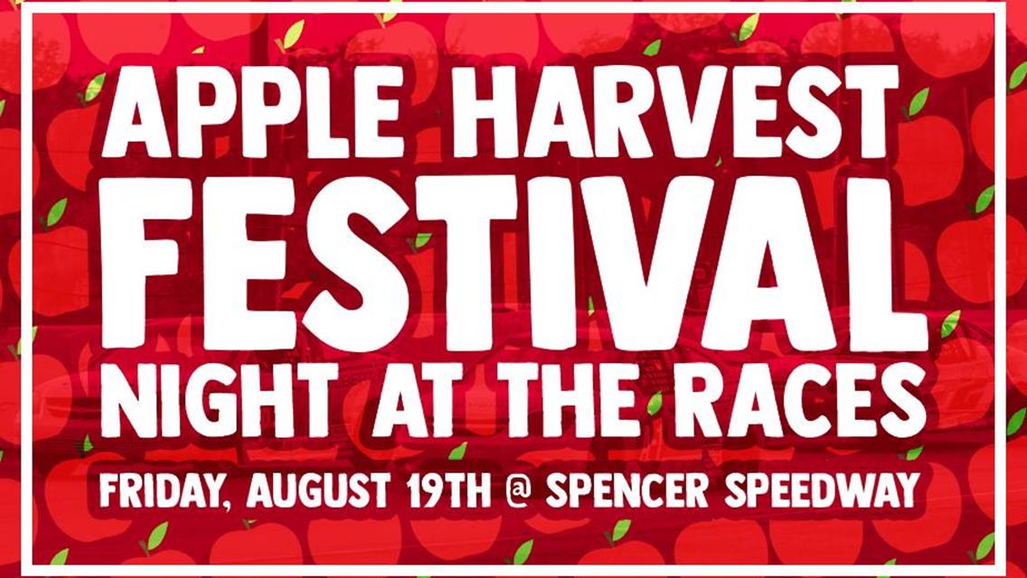“HARVEST FEST” &amp; FREE APPLES THIS FRIDAY AT SPENCER SPEEDWAY