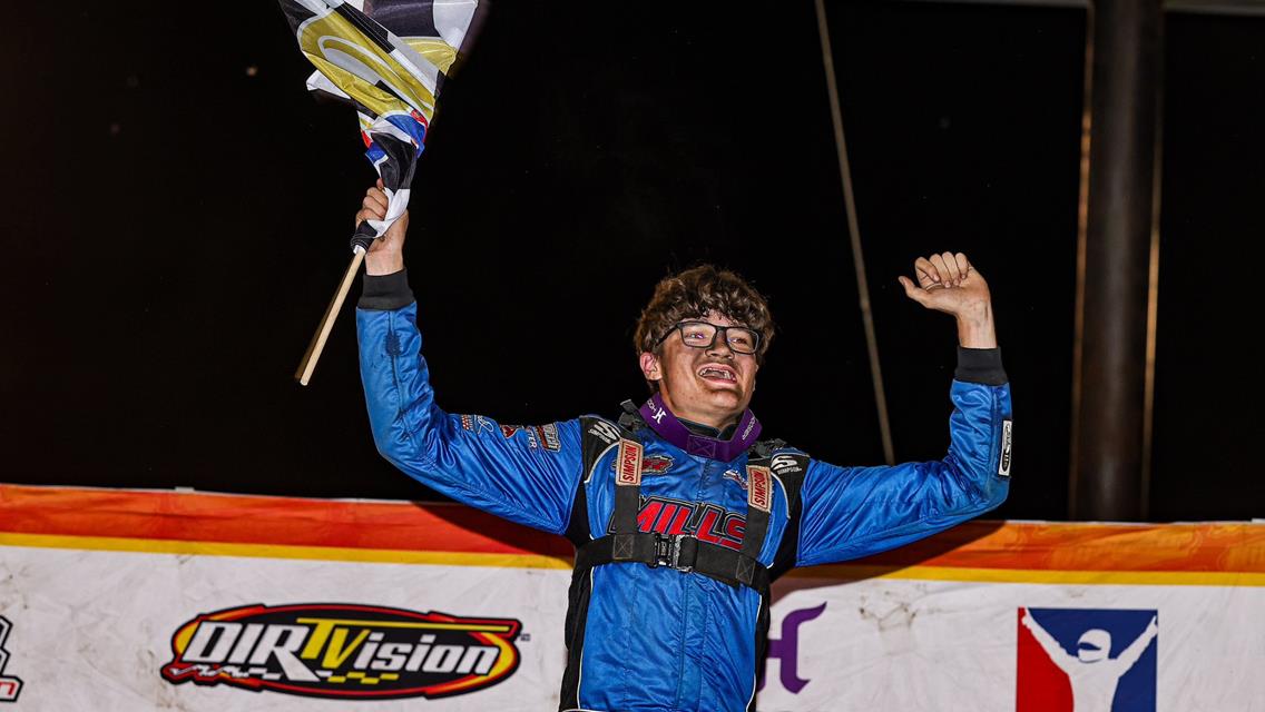 Macon Speedway (Macon, IL) – DIRTcar Summer Nationals Hell Tour – Herald &amp; Review 100 – June 26th, 2025. (Tyler Carr Photo)