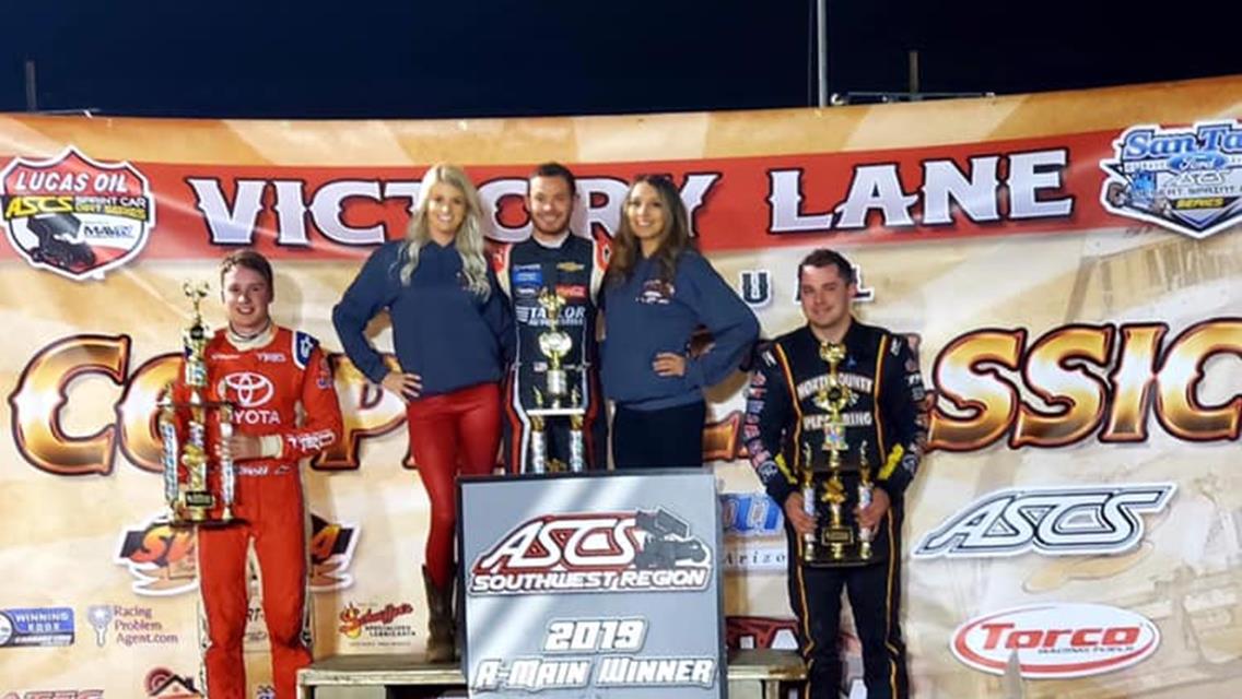 Kyle Larson Takes ASCS Southwest Copper Classic Opener