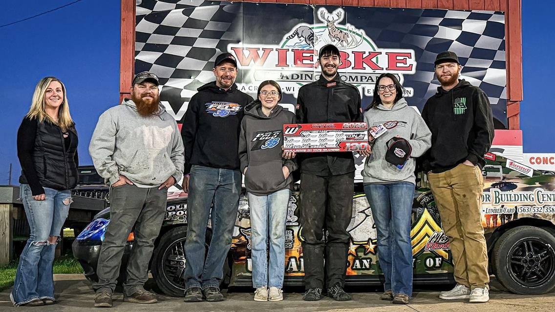 Hovden, Fels, Dettman and Boyer Best the Field at Winneshiek Raceway
