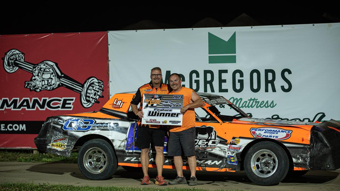 Gustin, Dhondt, and May go back-to-back on Midwest Liquid Systems Night at the Marshalltown Speedway