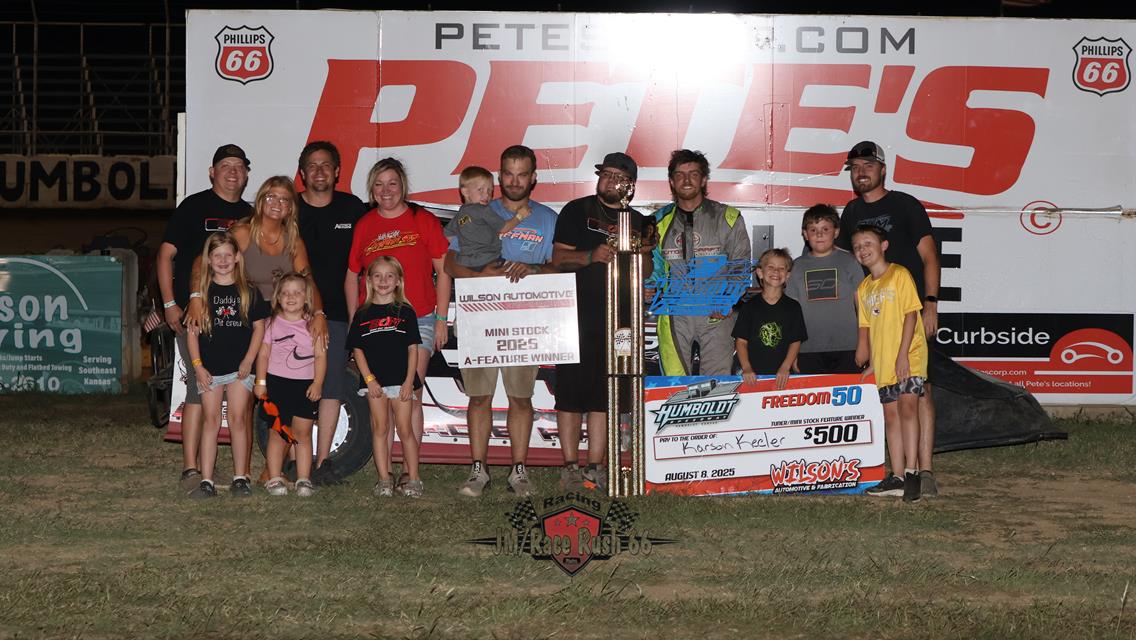 Dirt Crown was Bigger-Better....Last lap pass in Freedom 50