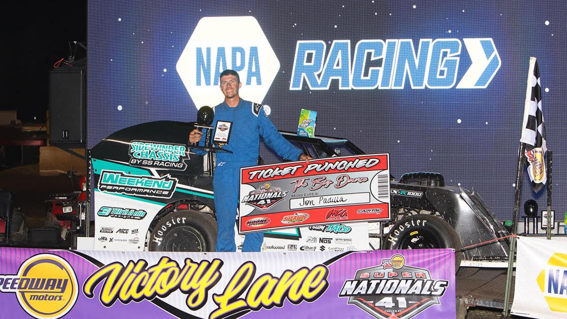 Padilla, Raffurty star in IMCA Super Nationals Mod Lite qualifiers