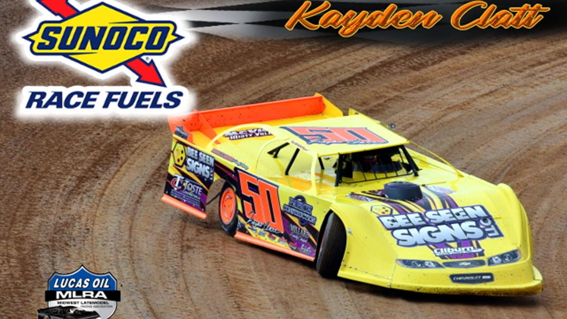 Kayden Clatt Seeking History In Pursuit of MLRA Rookie Crown