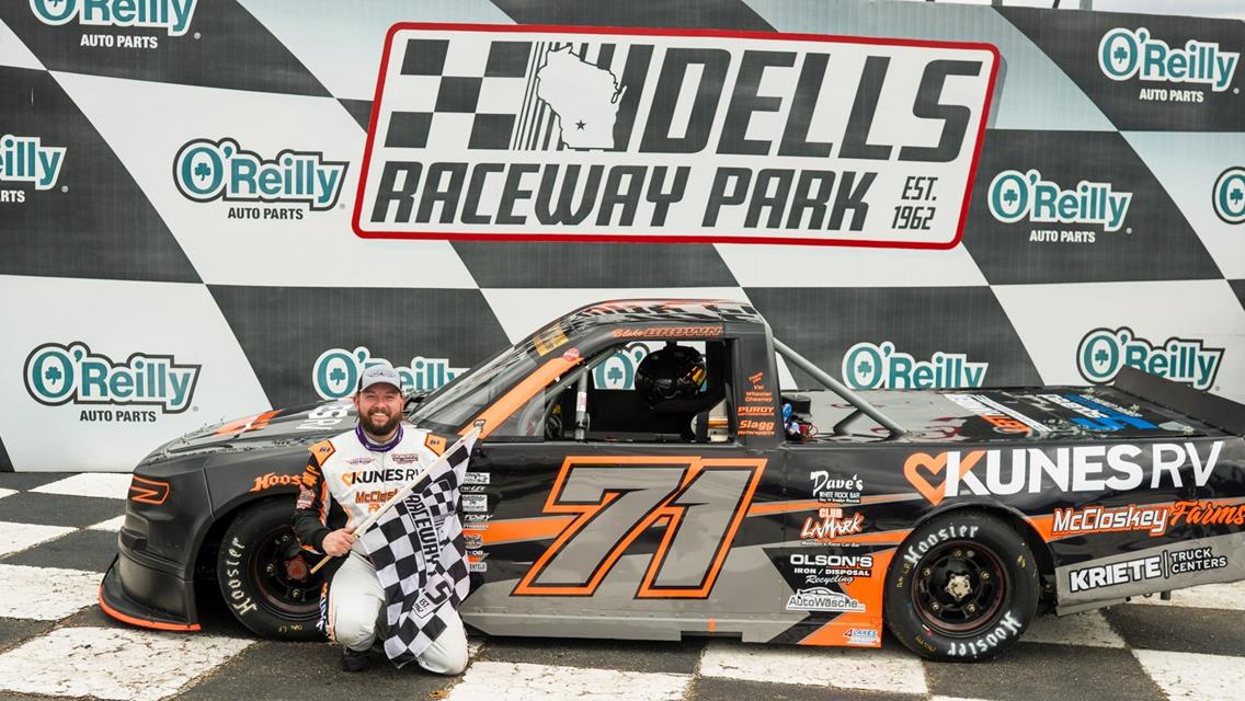 Caledonia’s Blake Brown Charges to Victory in Midwest Truck Series at Icebreaker