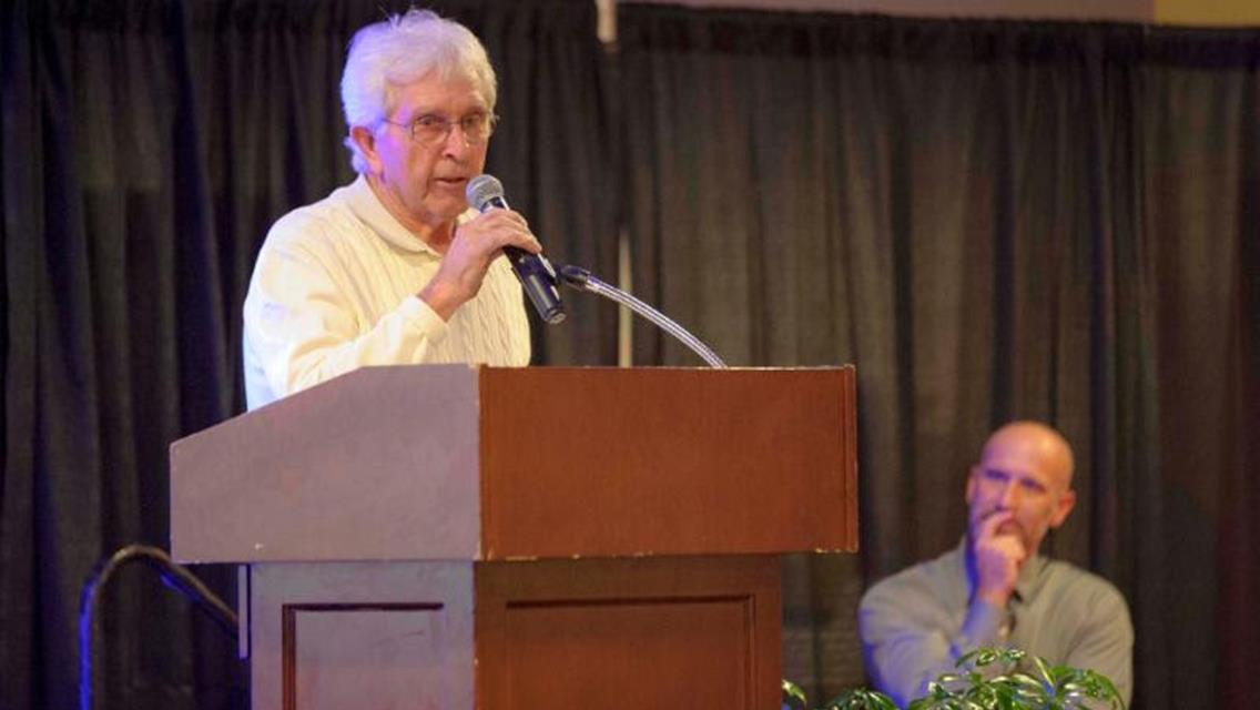 Ruble receives Forrest Lucas Lifetime Achievement Award at Lucas Oil Speedway banquet