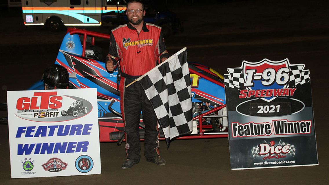DAGGETT WINS TOPLESS AT I-96 SPEEDWAY