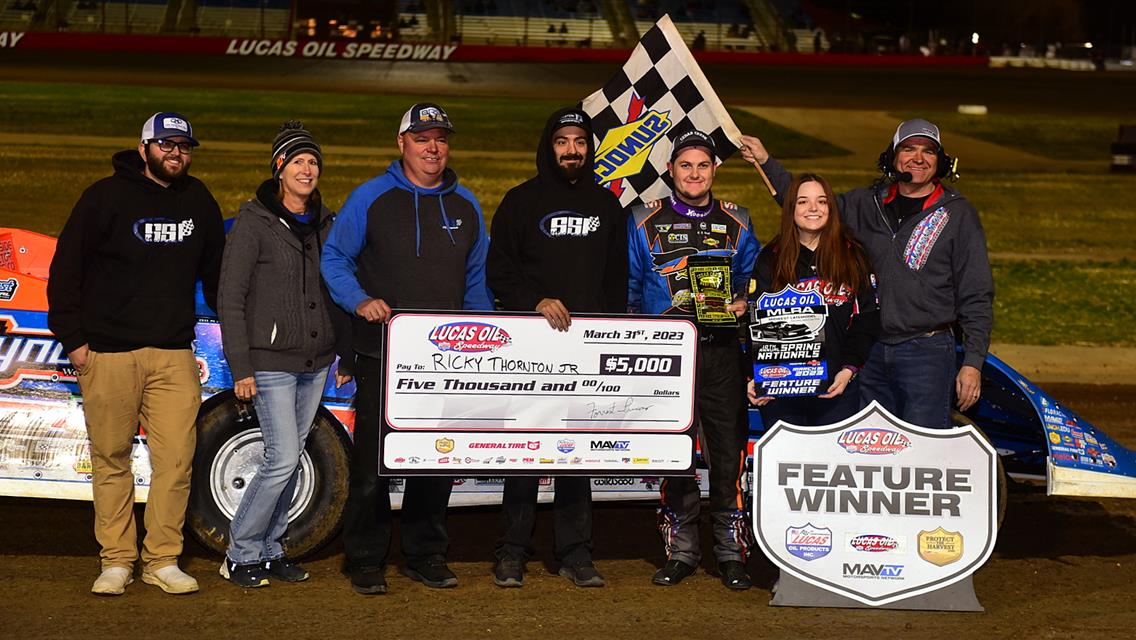 Lucas Oil Speedway (Wheatland, MO) – Lucas Oil Midwest Late Model Racing Association (MLRA) – Spring Nationals – March 31st-April 1st, 2023. (Todd Boyd photo)