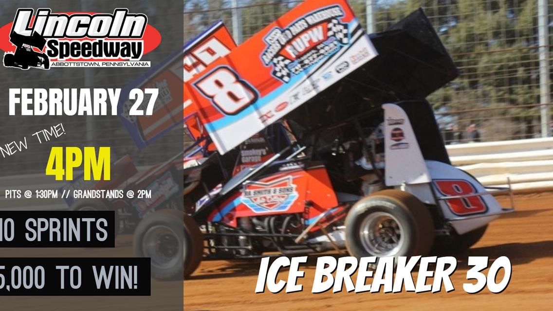 Ice Breaker Slated for Saturday, February 27 at 4PM