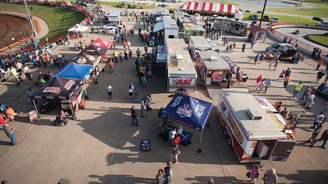 Vendor spaces available on Lucas Oil Speedway's Midway areas for upcoming season