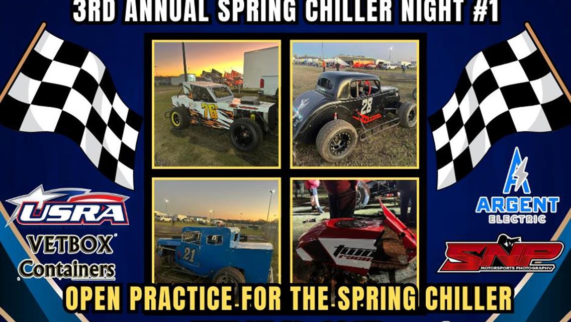 3rd Annual Spring Chiller opens the 2025 Season with Test and Tune N ight for all Racecars!