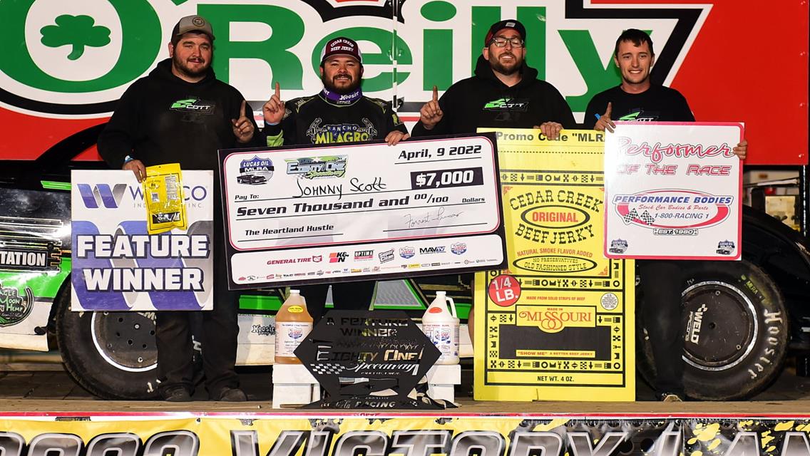 81 Speedway (Park City, KS) – Lucas Oil MLRA – Heartland Hustle – April 8th-9th, 2022. (Todd Boyd photo)