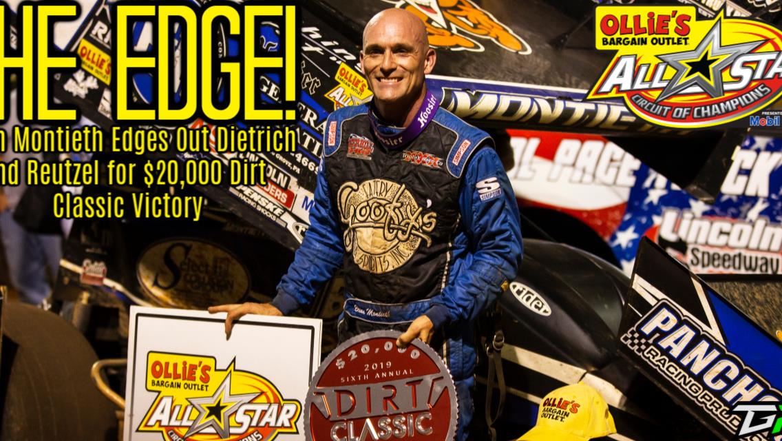 Brian Montieth gets by Aaron Reutzel to score Dirt Classic 6 victory worth $20,000