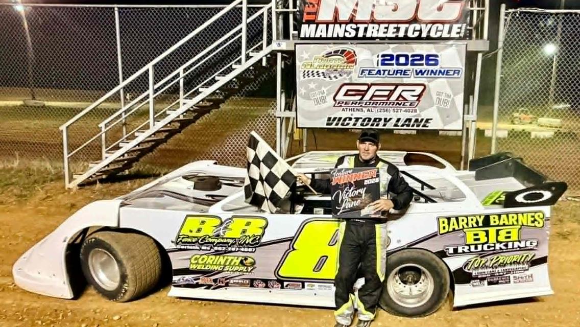 Isbell Scores Emotional Victory, Hickerson Wins Modified Sportsman Thriller at North Alabama