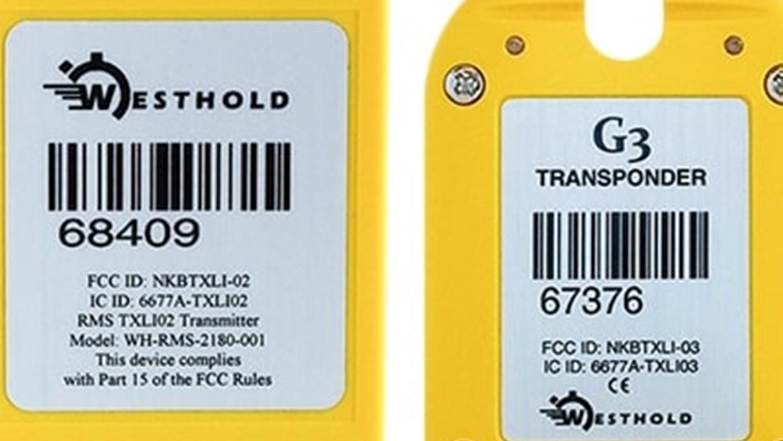 2025 Track Membership/Transponder Information