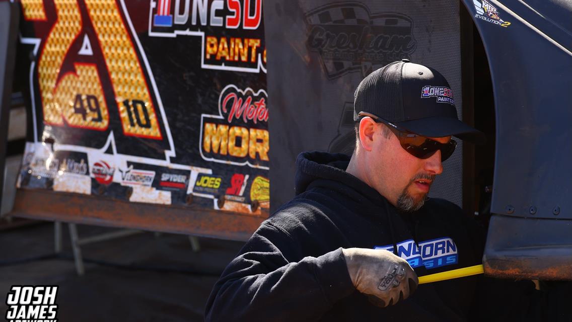 I-75 Raceway (Sweetwater, TN) – Hunt the Front Super Dirt Series – Championship Kickoff – March 8th, 2025. (Josh James Artwork)