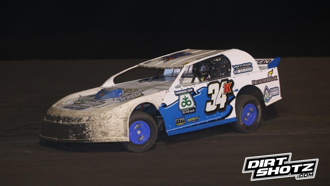 Olsen scores TSLM win at I-90 Speedway, Klaassen gets win in last corner pass