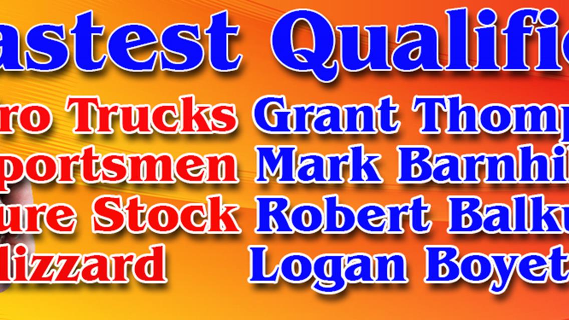 Boyett is fastest Blizzard Qualifier...