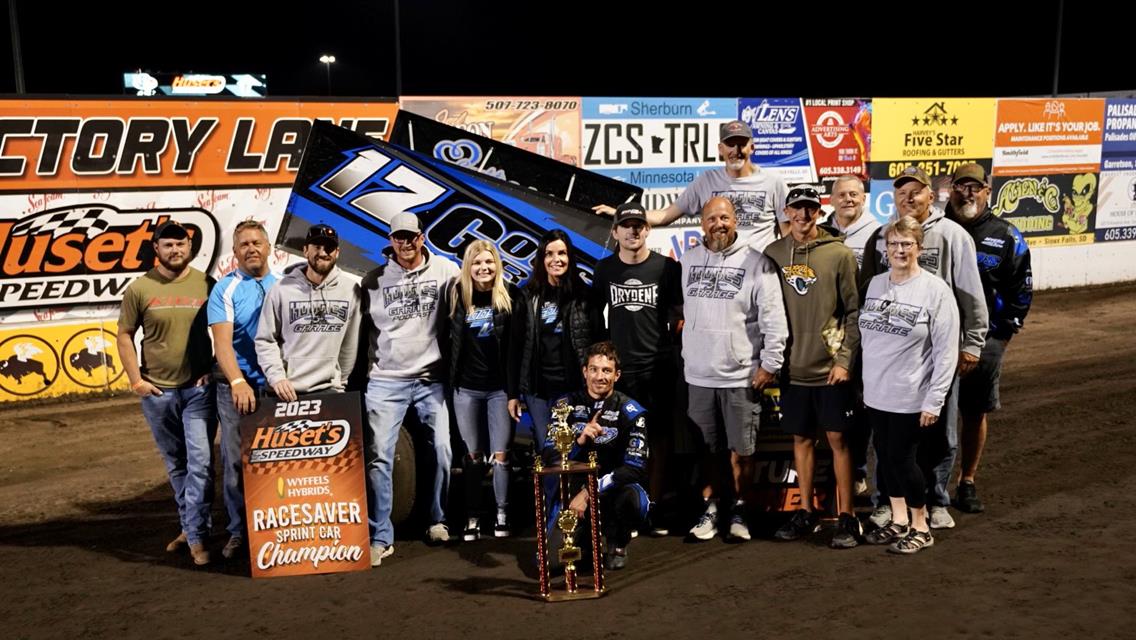 Goos Jr. Captures Huset’s Speedway Championship With Late-Race Pass; Henderson and Howe Also Triumphant During Royal River Casino Night