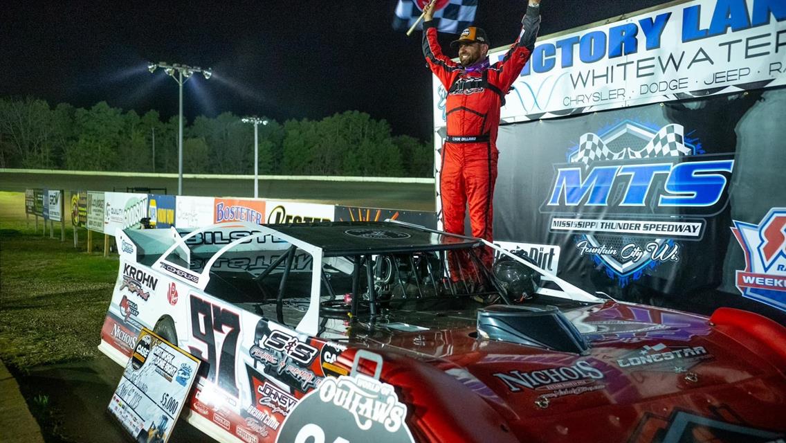 Mississippi Thunder Speedway (Fountain City, WI) – World of Outlaws Case Late Model Series – Dairyland Showdown – May 4th-6th, 2023. (Jacy Norgaard photo)