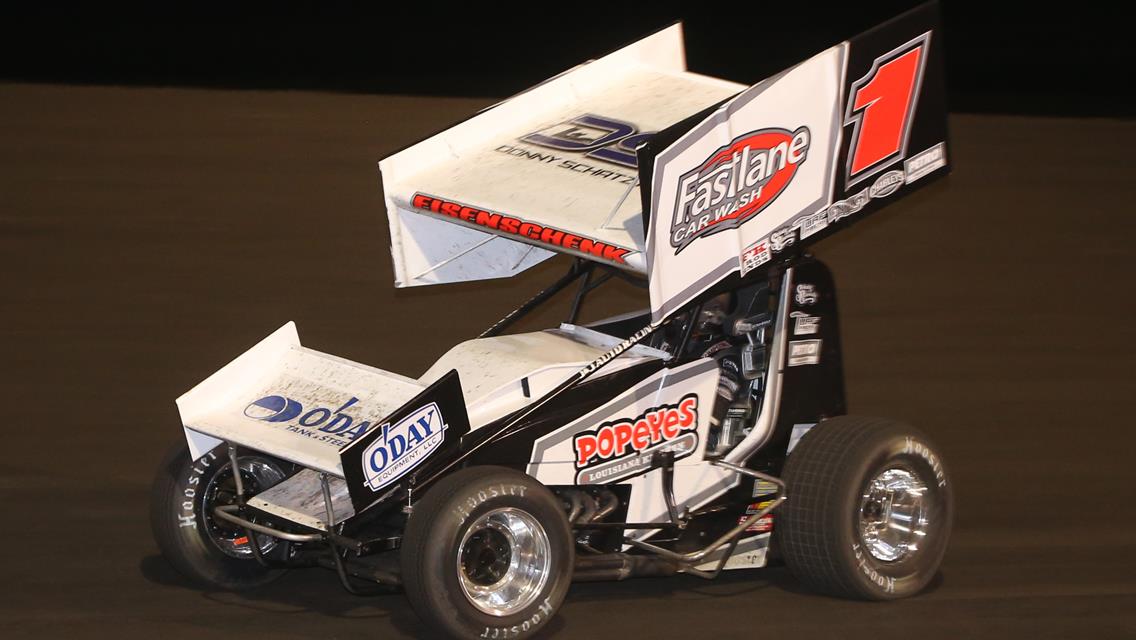14-year-old Amelia Eisenschenk wins at I-90 Speedway