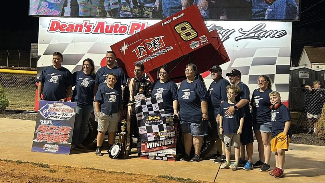 FREDDIE RAHMER CONTINUES LINCOLN HOT STREAK; Steve Owings and Kyle Spence Take 358 Features