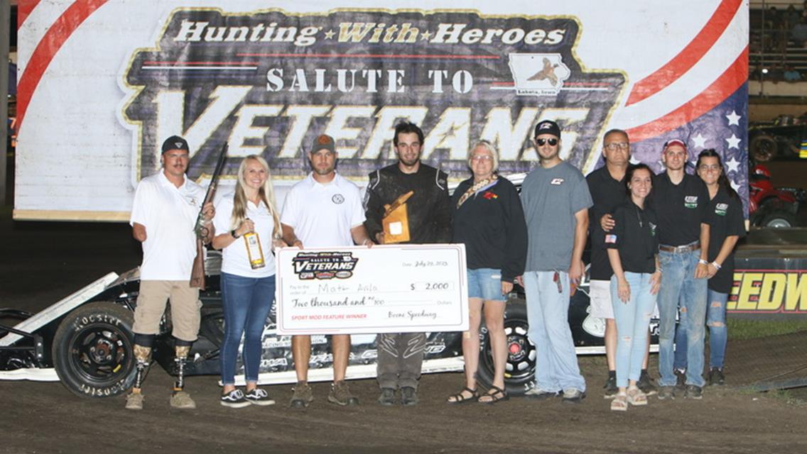 Checkers for Ward at Hunting with Heroes Salute to Veterans Night