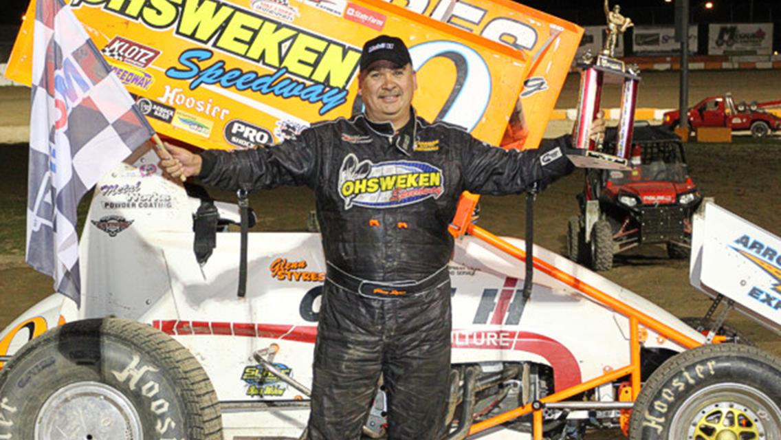 STYRES WINS SECOND IN A ROW WITH SOS