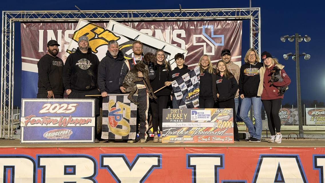OUT ON TOP: Justin Whittall concludes 2025 season with second consecutive Dirty Jersey Finale triumph