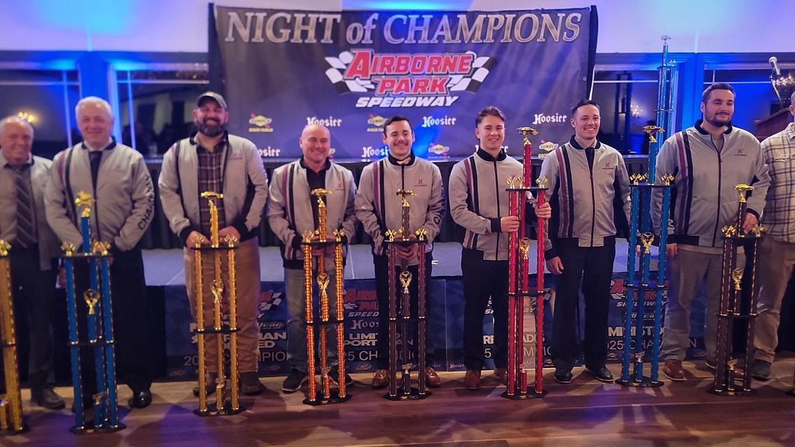 Airborne Park Speedway Holds 2025 “Night of Champions” Banquet
