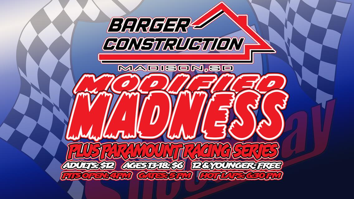 Payout, format set for Saturday's $1,000 Modified Madness