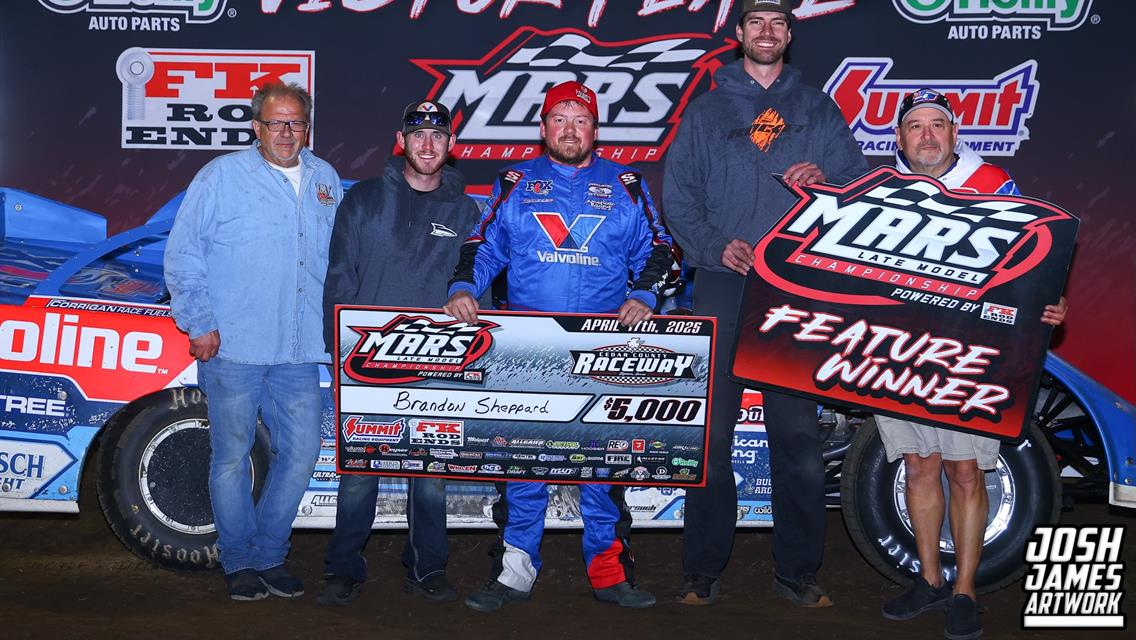 Cedar County Raceway (Tipton, IA) – MARS Late Model Championship Series – Hawkeye Land 40 – April 17th, 2025. (Josh James Artwork)