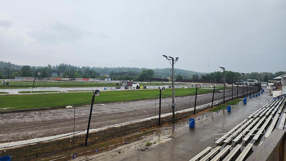 Racing for Saturday, May 31 Canceled Due to Rain