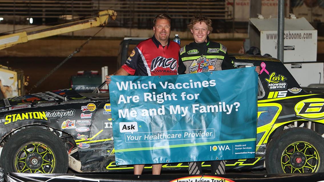 It's Shute in a thriller at the line, Van Horn, Lynch, Smith, and May also see checkers