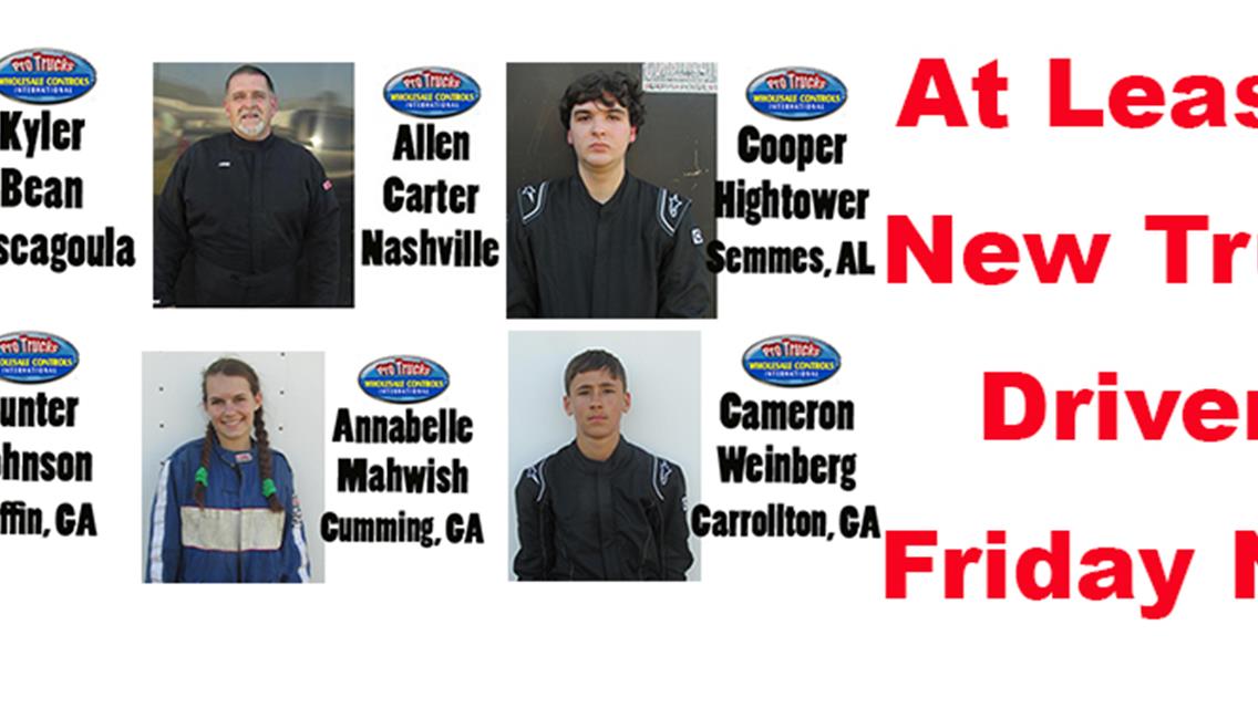 You Will See Some New Drivers on Opening NIte.