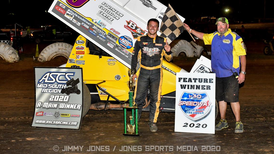 Derek Hagar Grabs ASCS Mid-South Checkers At I-30 Speedway