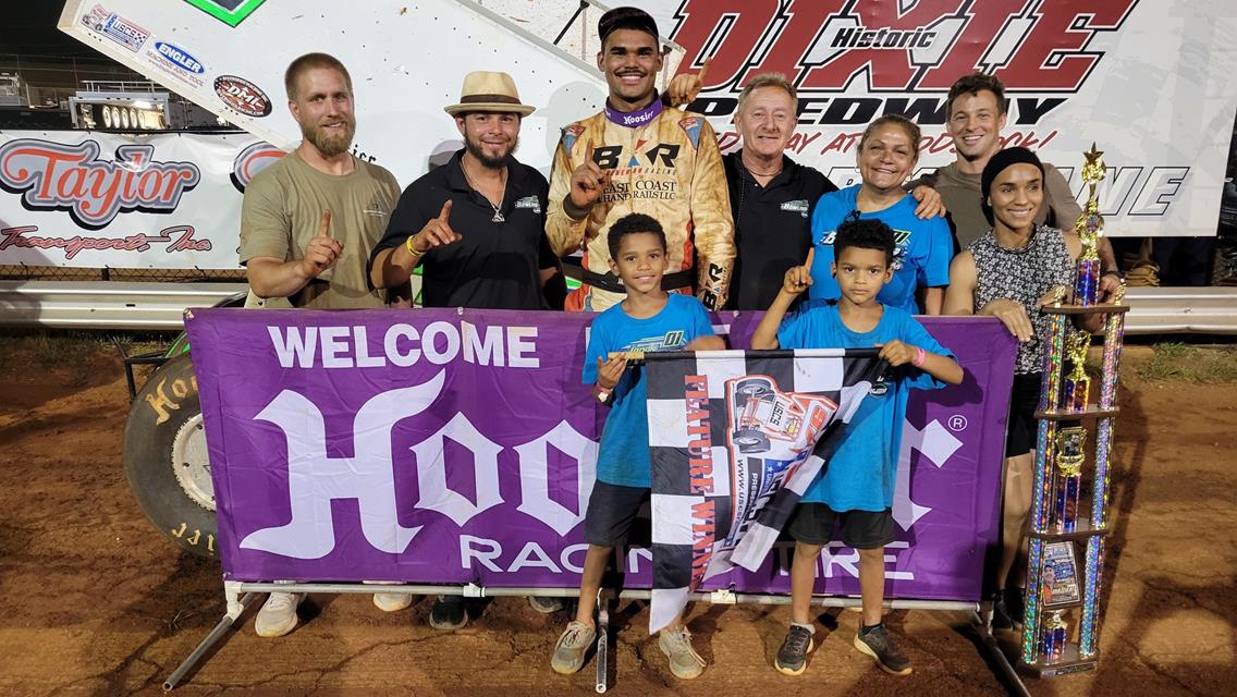 BOWLING SMOKES THE FIELD AND HIS ENGINE TO WIN USCS HELTON MEMORIAL AT DIXIE