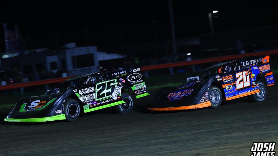 Farmer City Raceway (Farmer City, IL) – World of Outlaws Late Model Series – Illini 100 – April 11th-12th, 2025. (Josh James Artwork)