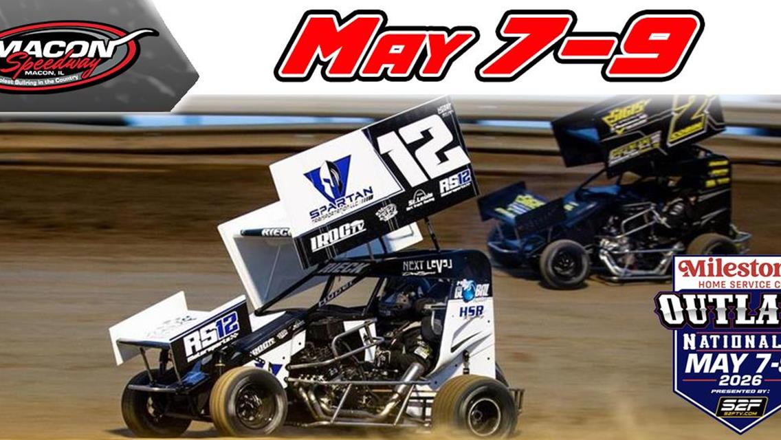 Macon Speedway Prepares for Outlaw Nationals with POWRi/NOW600 $uper $eries