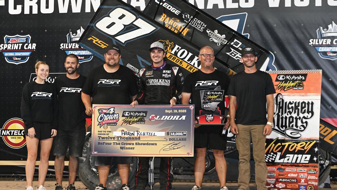 Aaron Reutzel &amp; RSR earn three straight podiums in visits to Lawrenceburg and Eldora; New Jersey and Pennsylvania on deck