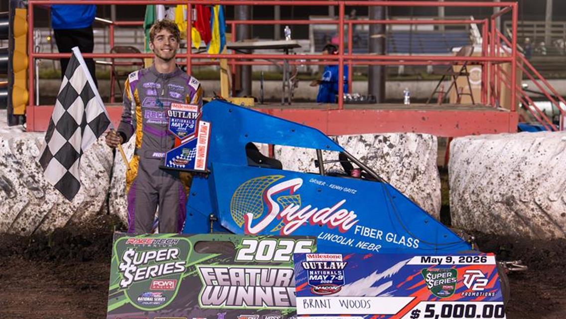 Purdue, Brant Woods, Dawson Woods, and Belchik Prevail in Milestone Outlaw Nationals Finale at Macon!