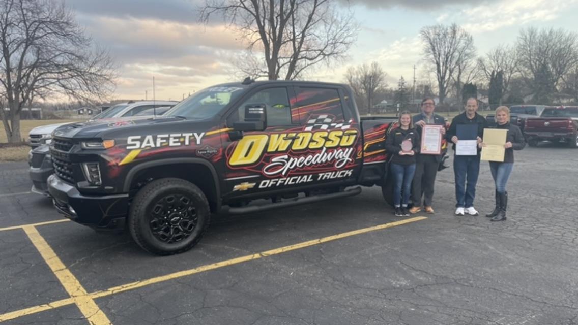 United State Senate, State of Michigan and Shiawassee Co Award Owosso Speedway and Wheeler Family for Contribution to Regions Economic Development!