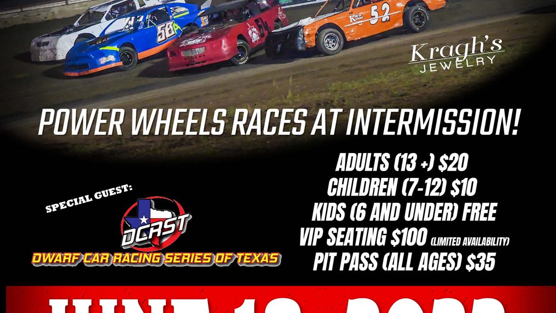 06/18/2022 Race Day Schedule/Information