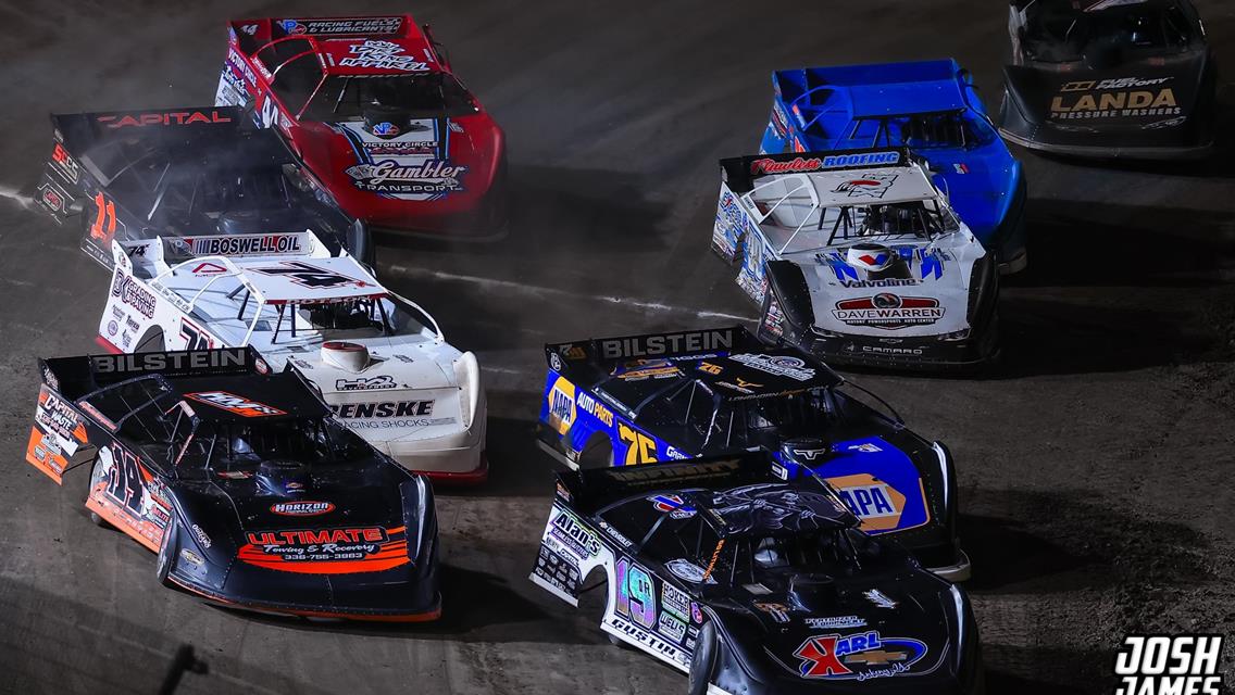 Volusia Speedway Park (De Leon Springs, FL) – World of Outlaw Late Model Series – DIRTcar Nationals – February 10th-15th, 2025. (Josh James Artwork)