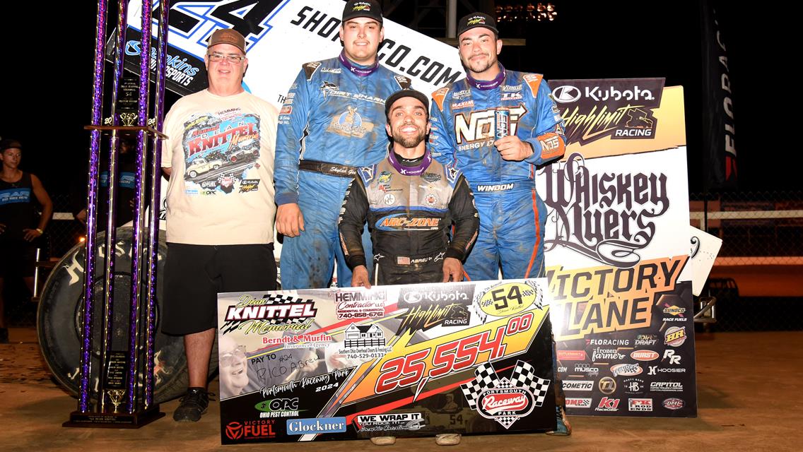 KNITTEL CHAMP: Rico Abreu Cashes $25,554 at Portsmouth Raceway Park's Dean Knittel Memorial